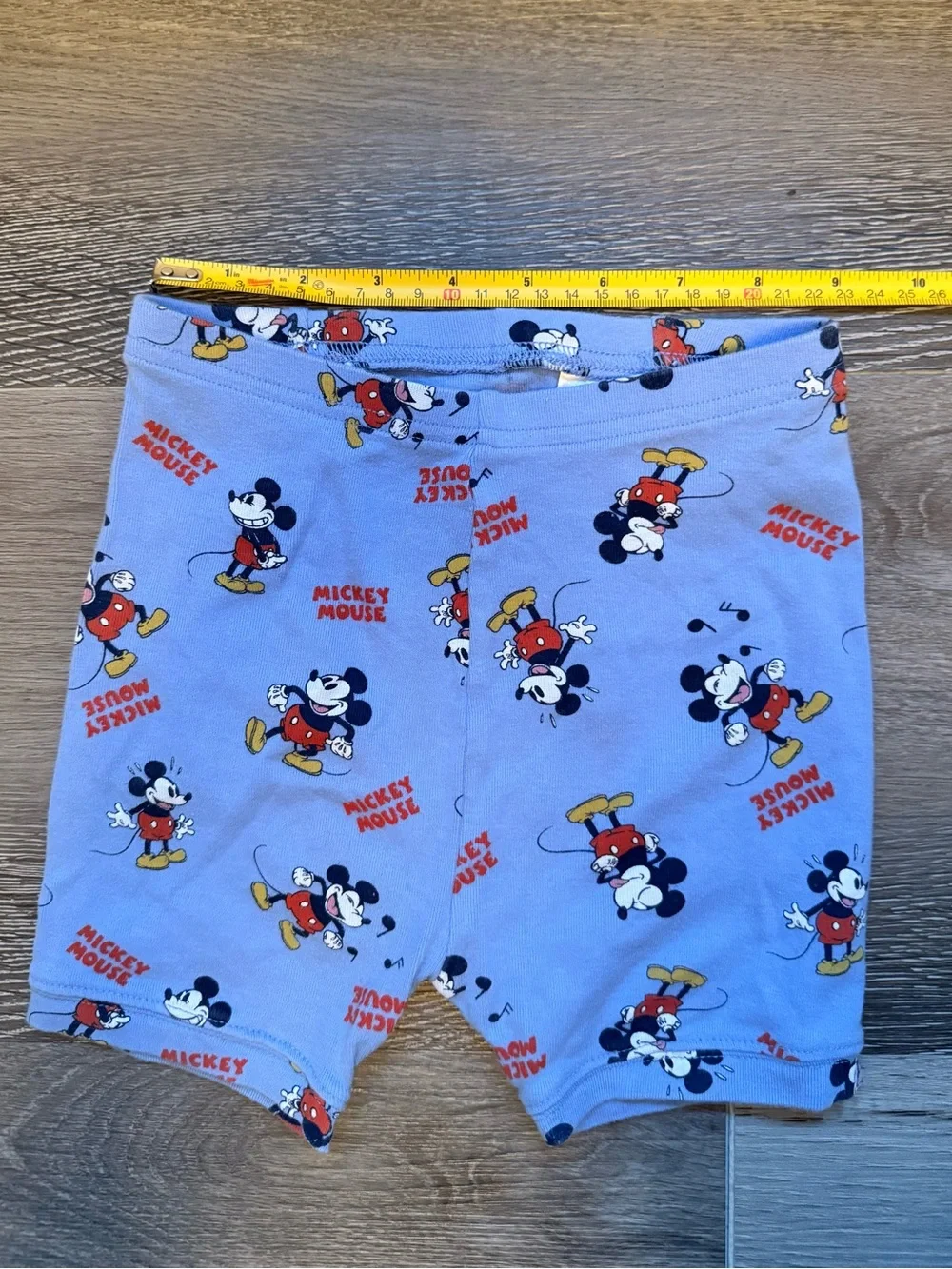 GAP Blue Mickey Mouse Short Sleeve Pajama Set